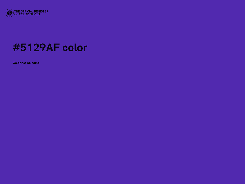 #5129AF color image