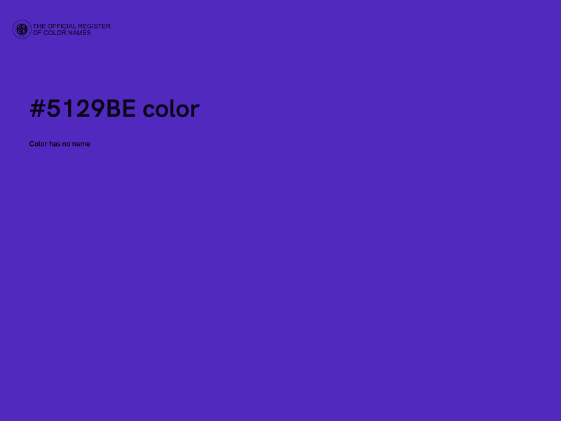 #5129BE color image