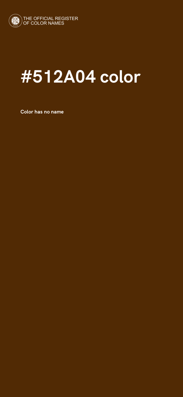 #512A04 color image