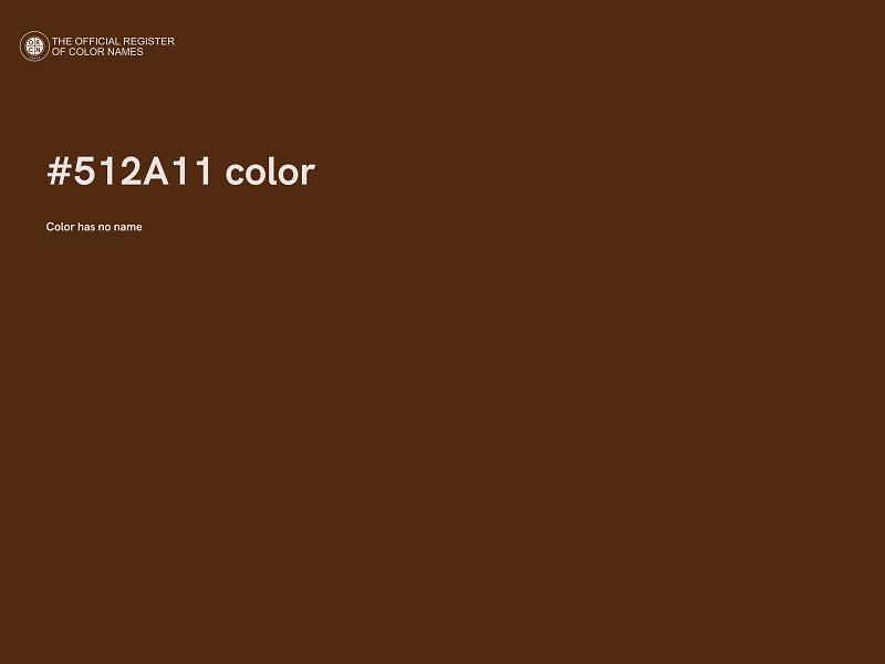 #512A11 color image