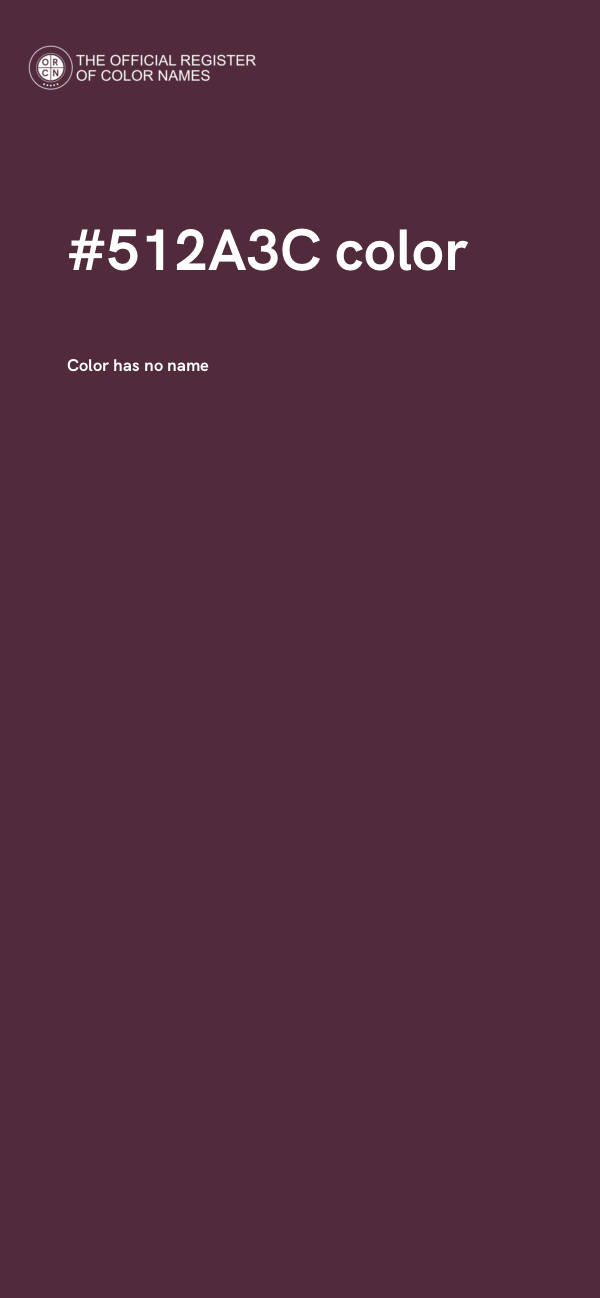 #512A3C color image