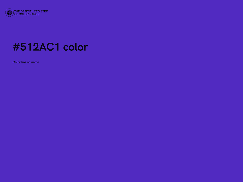 #512AC1 color image