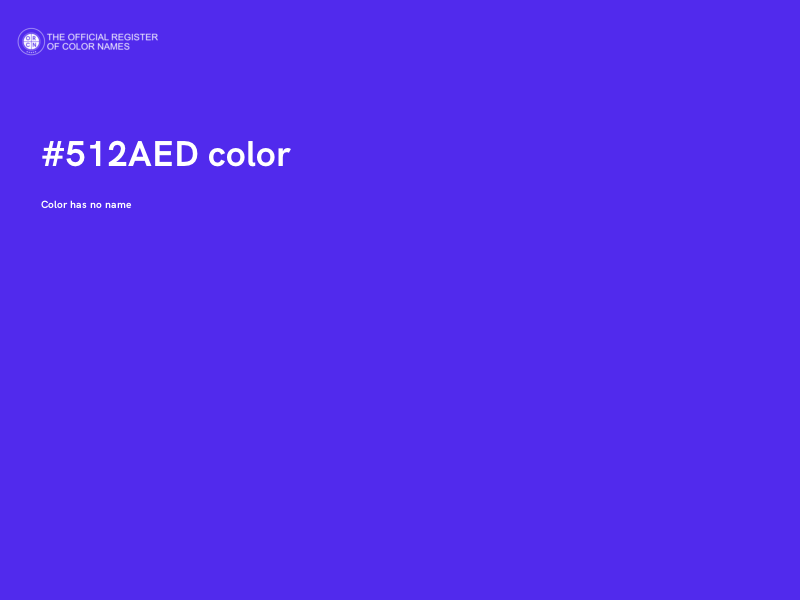 #512AED color image