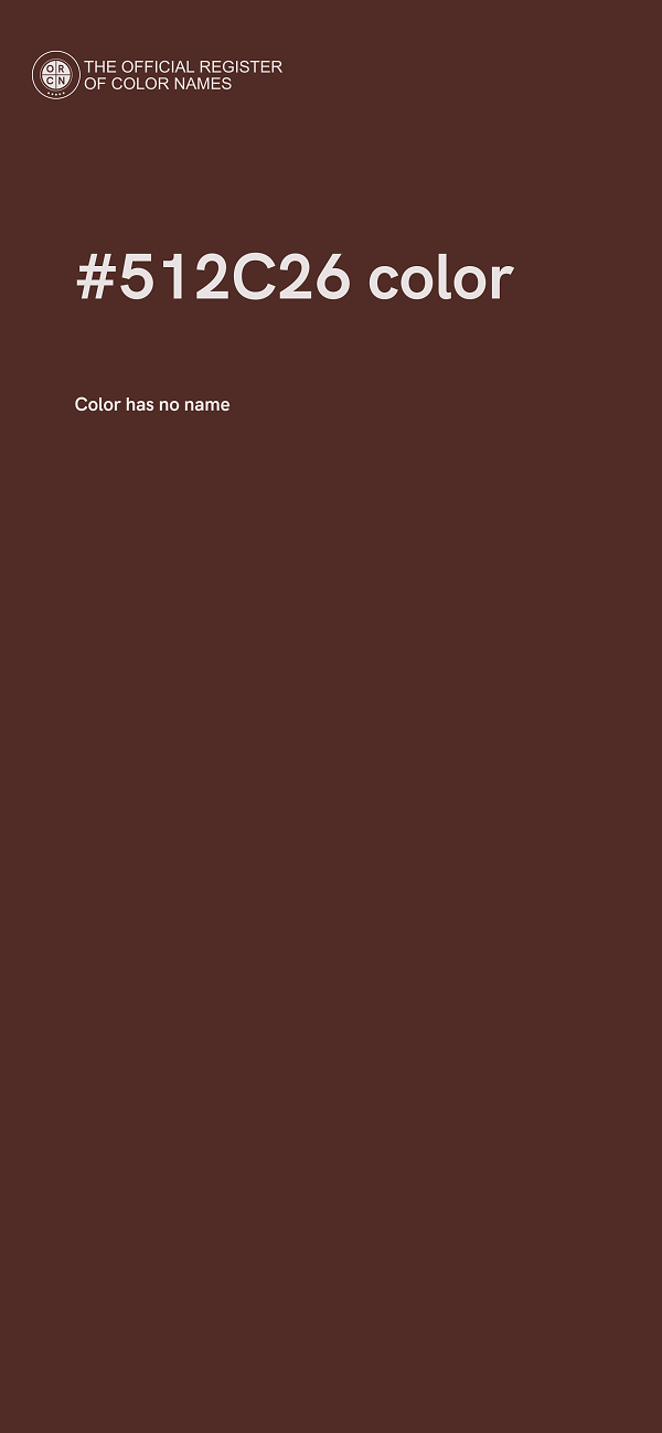 #512C26 color image