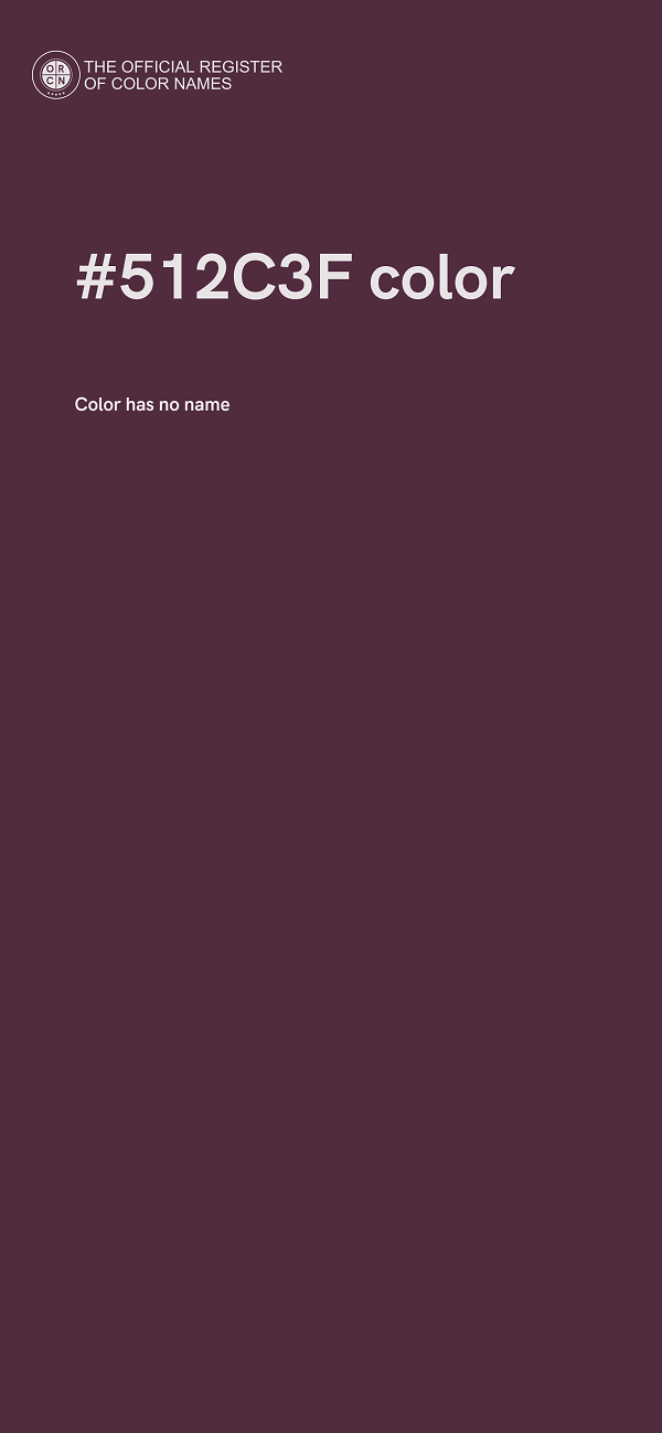 #512C3F color image