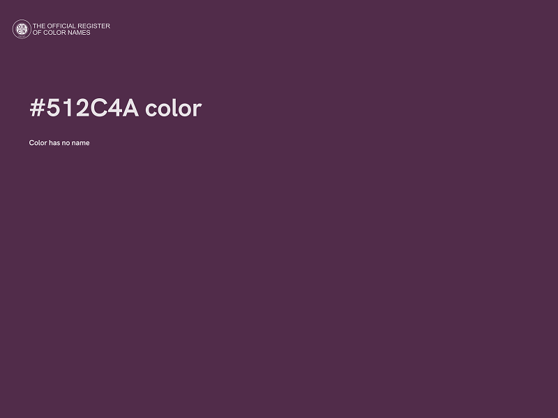 #512C4A color image