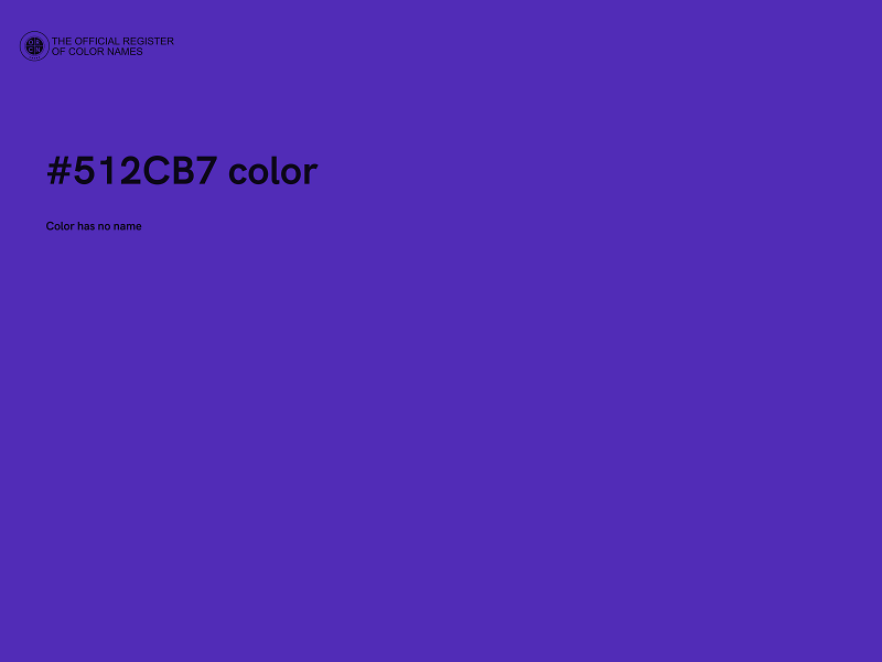 #512CB7 color image