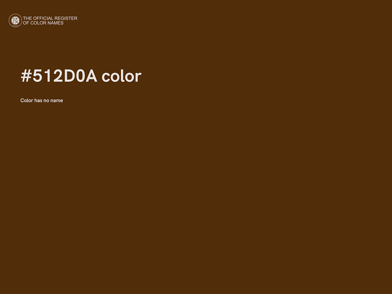 #512D0A color image