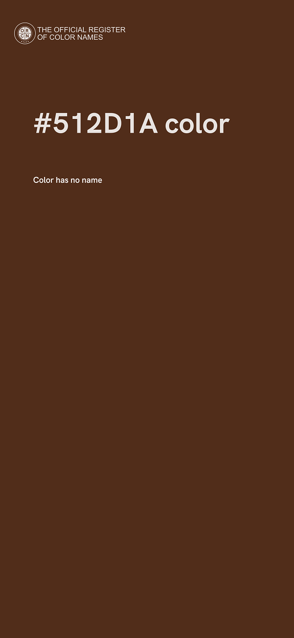 #512D1A color image
