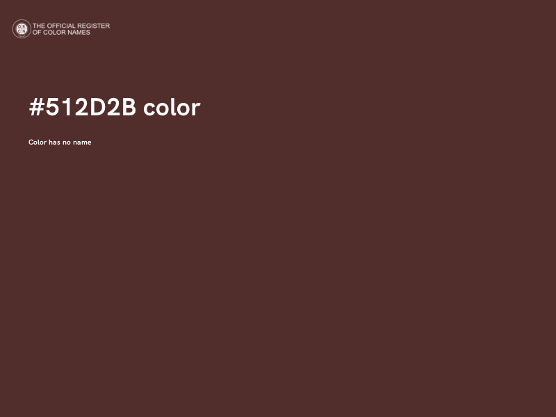 #512D2B color image