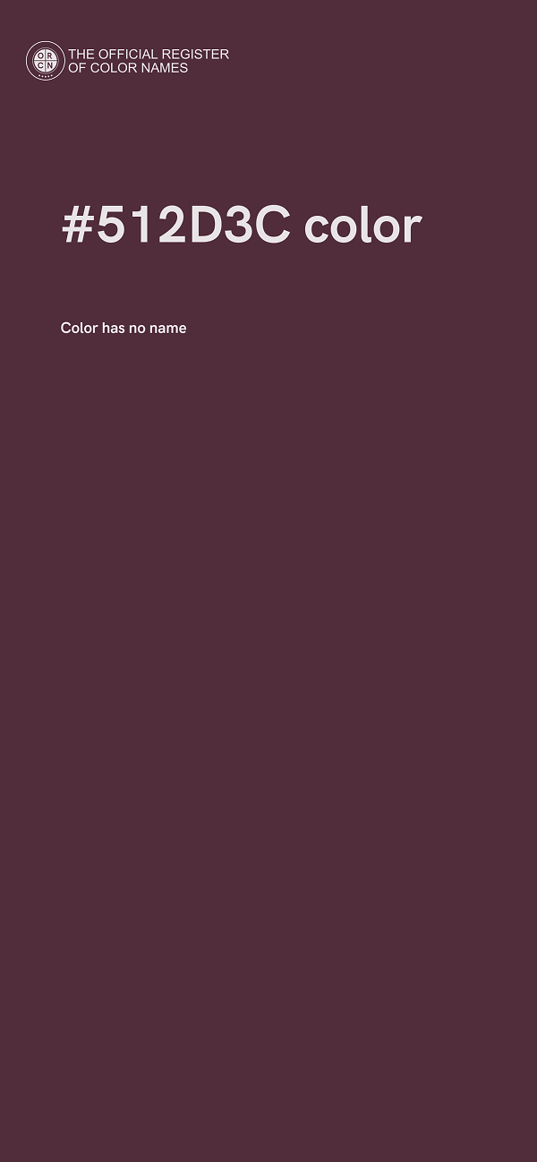 #512D3C color image