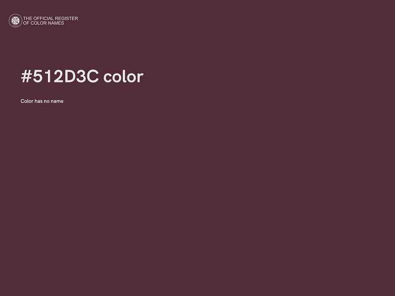 #512D3C color image