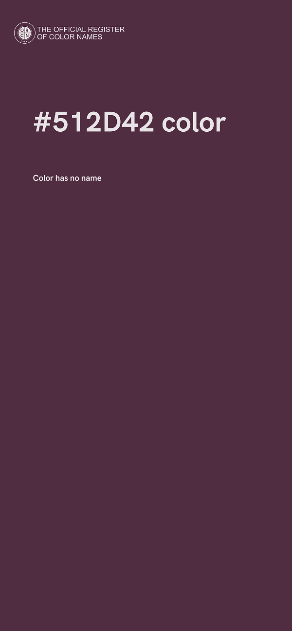 #512D42 color image