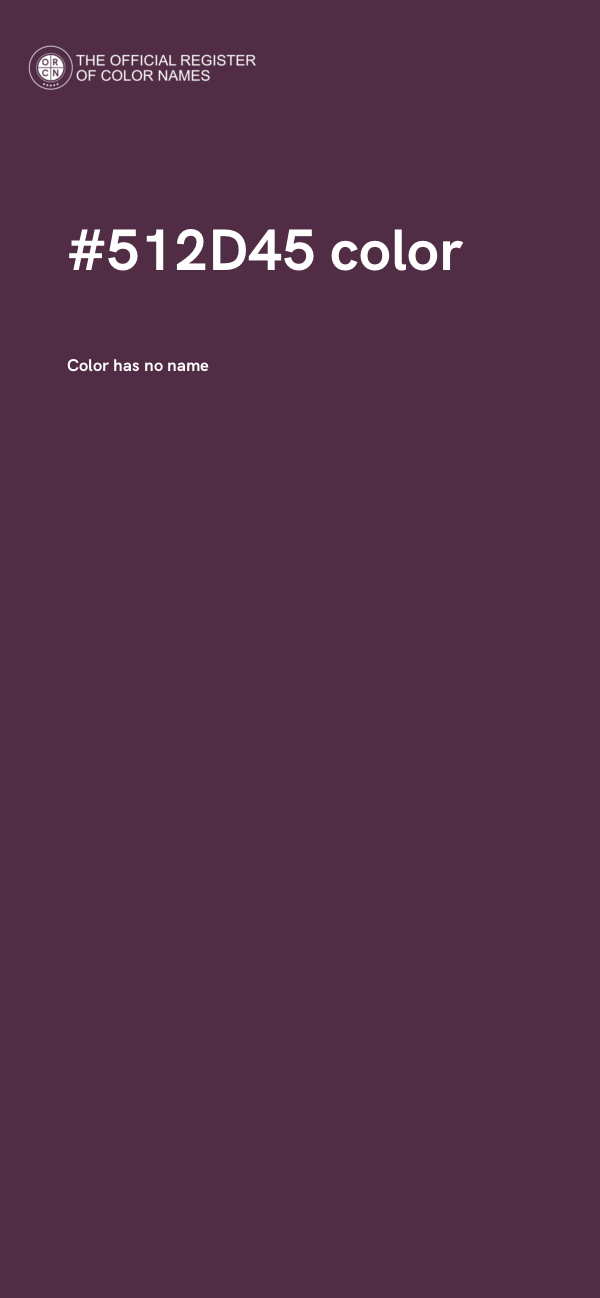 #512D45 color image