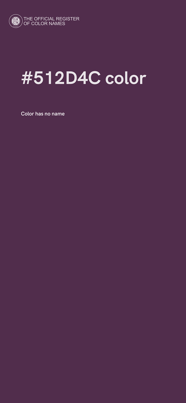 #512D4C color image