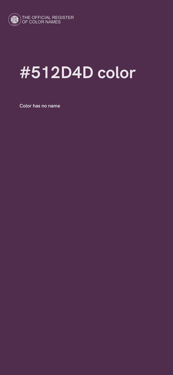 #512D4D color image