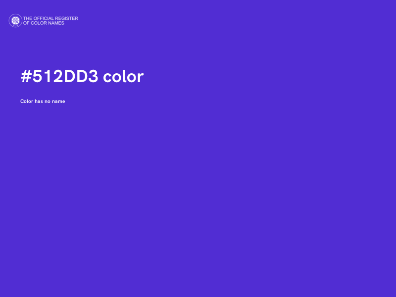 #512DD3 color image