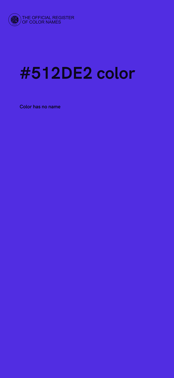 #512DE2 color image