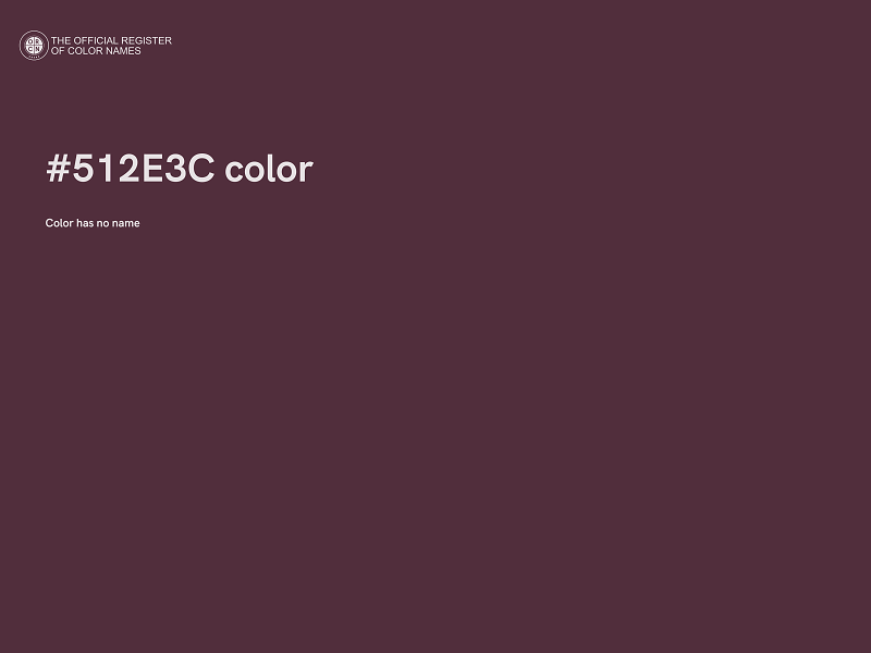 #512E3C color image