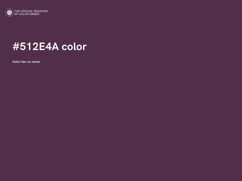 #512E4A color image