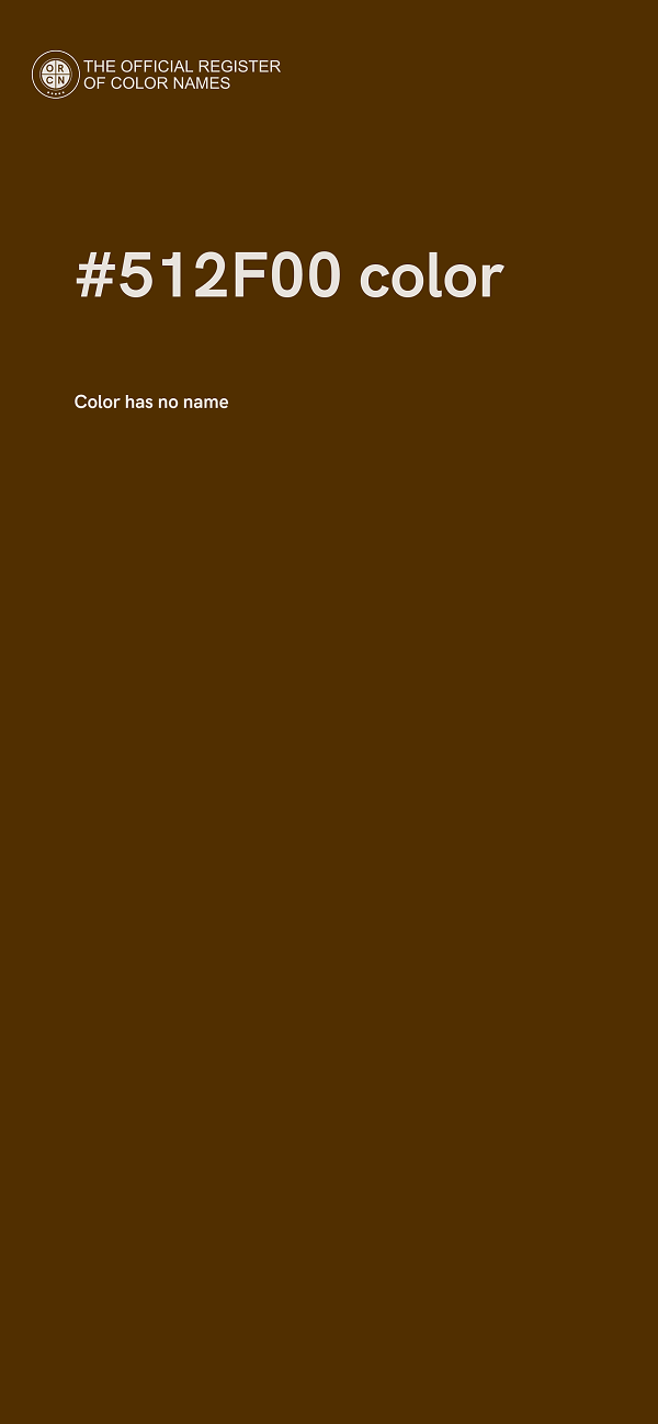 #512F00 color image