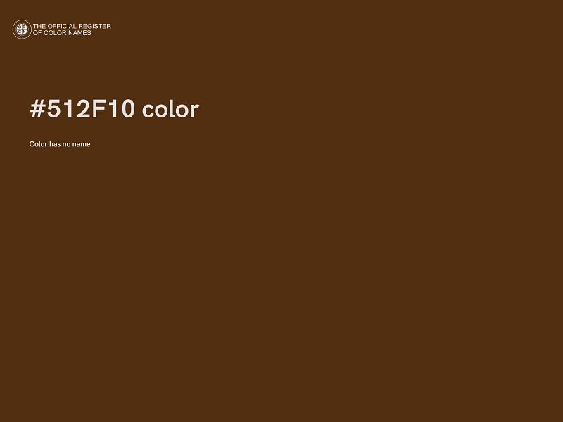 #512F10 color image