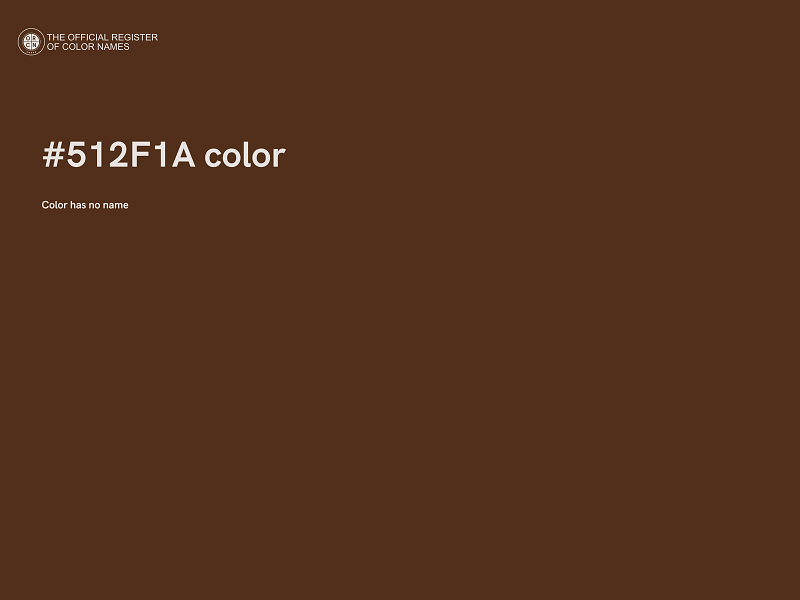 #512F1A color image