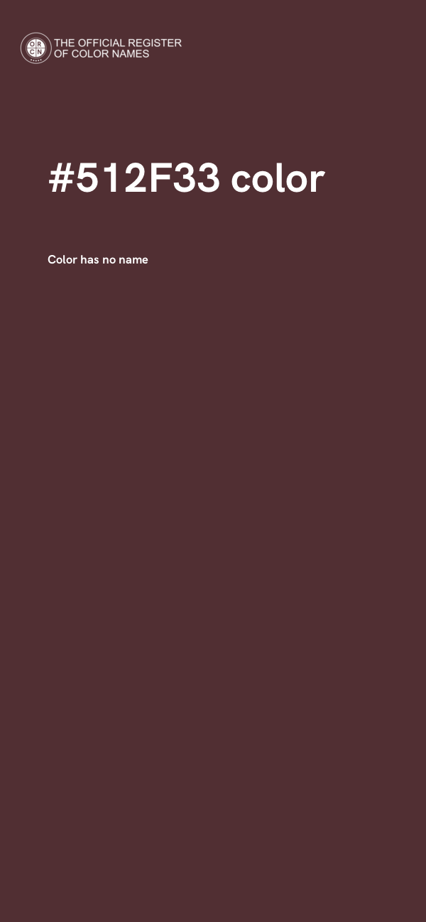 #512F33 color image