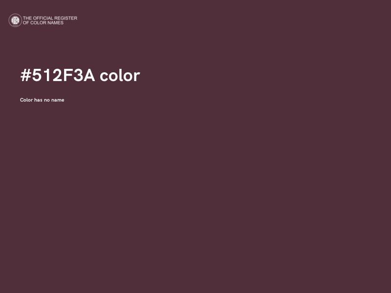 #512F3A color image