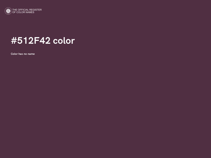 #512F42 color image