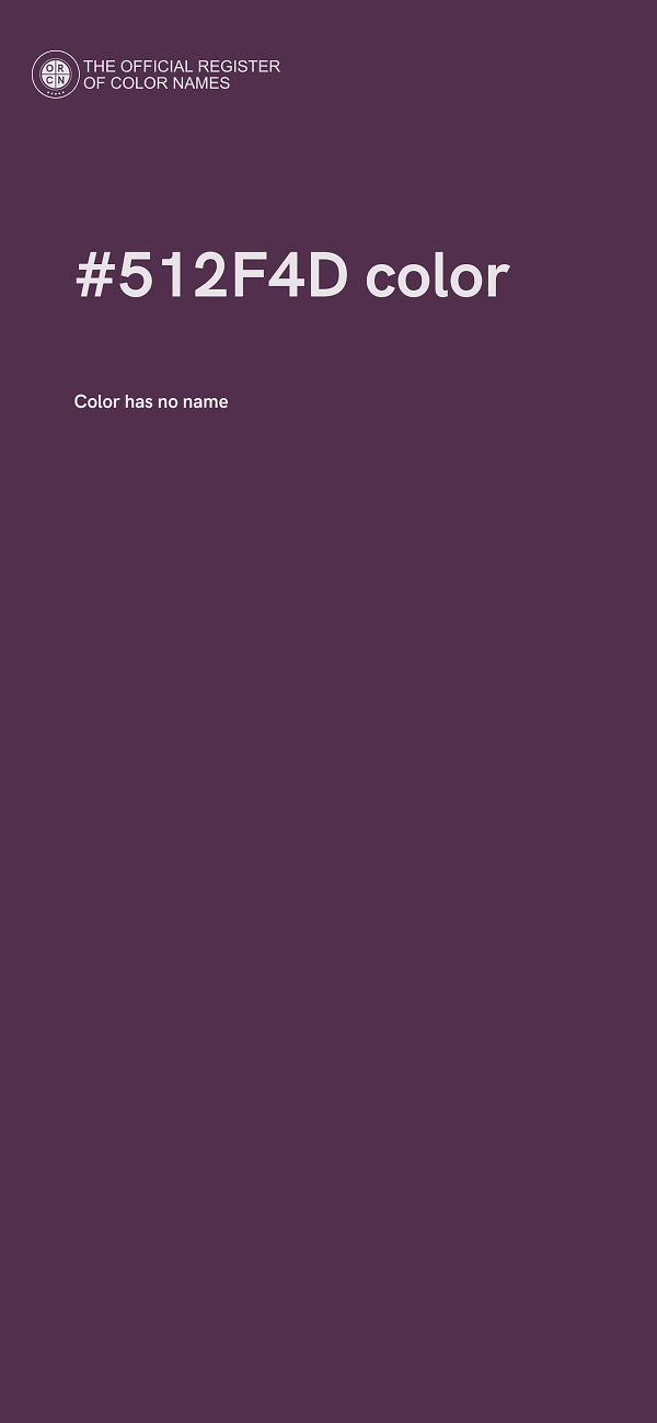 #512F4D color image