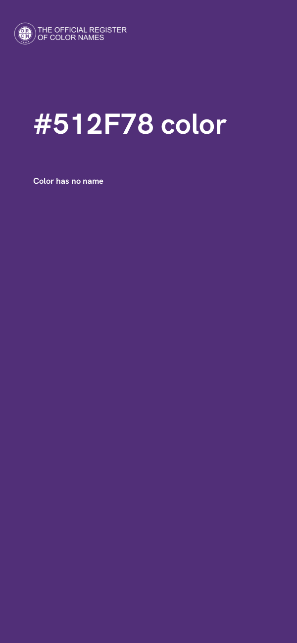 #512F78 color image