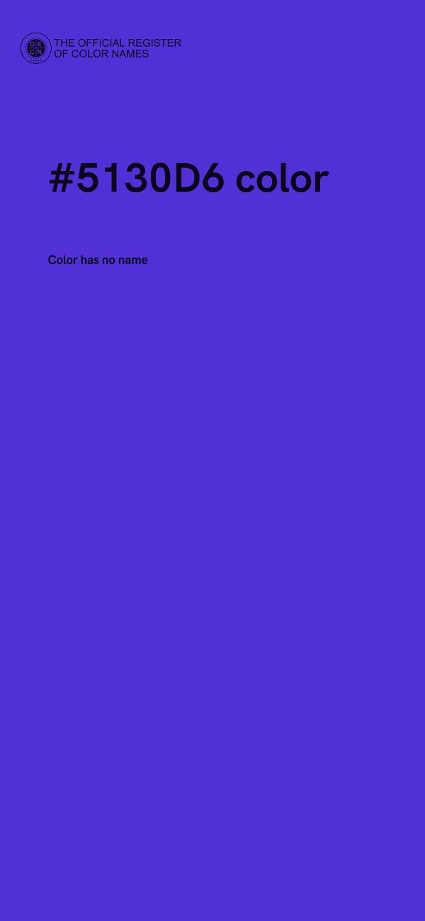 #5130D6 color image