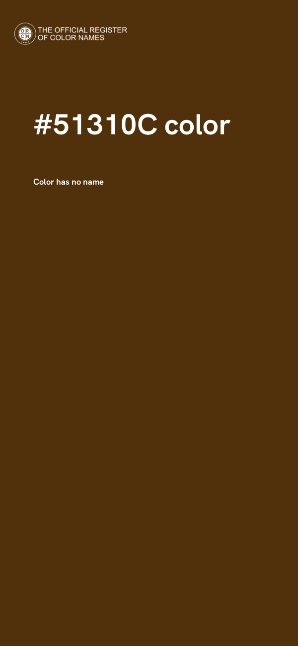 #51310C color image