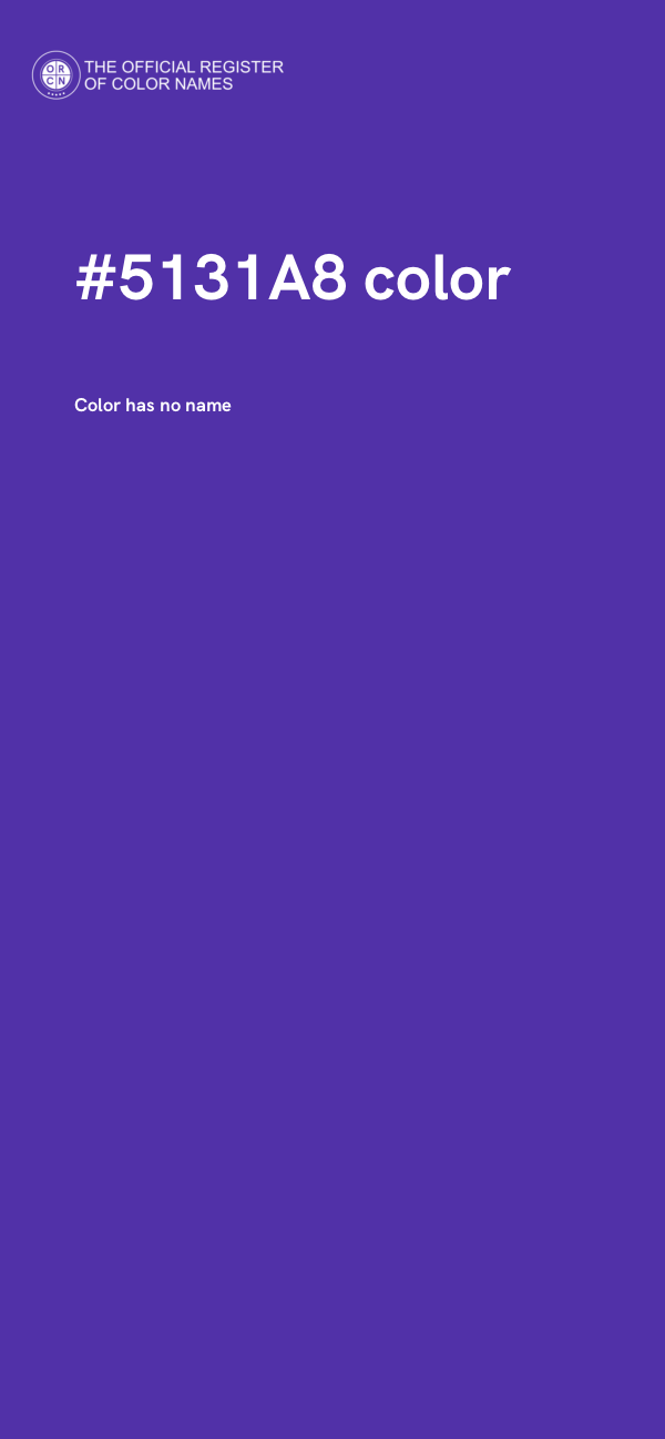 #5131A8 color image