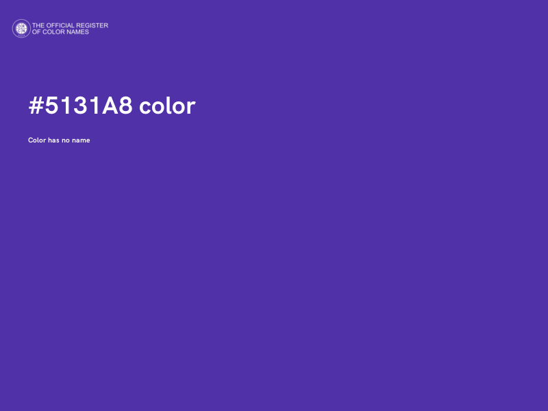 #5131A8 color image