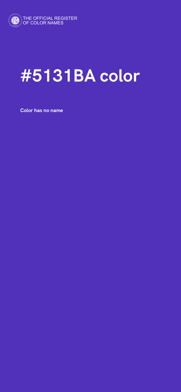 #5131BA color image