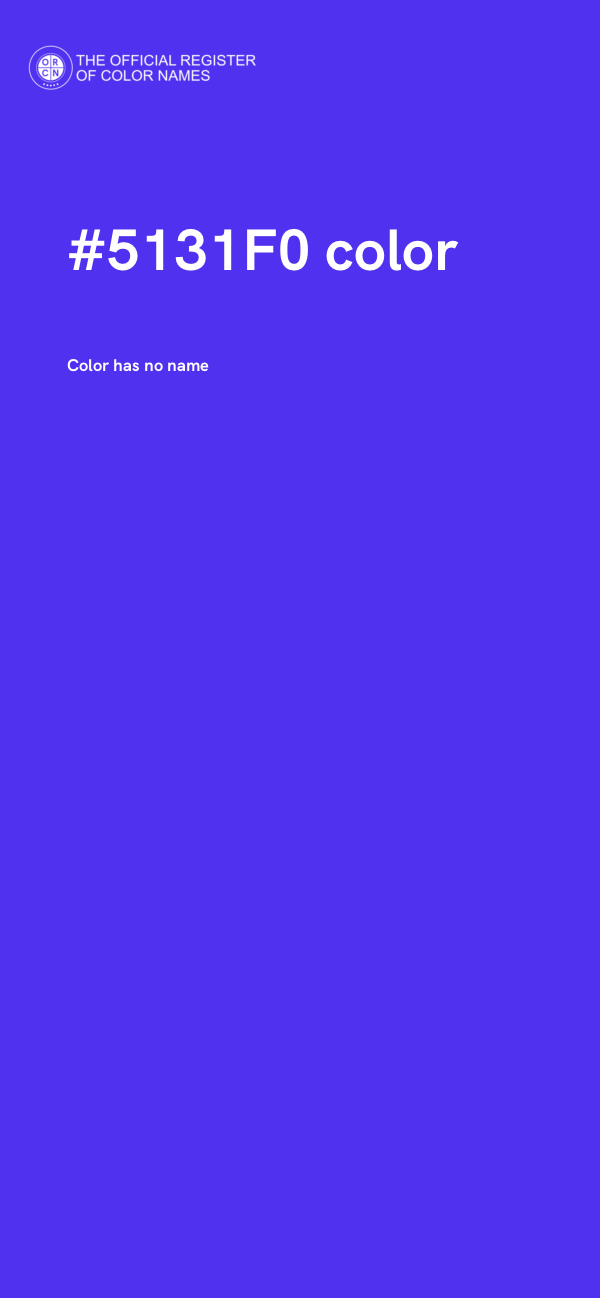 #5131F0 color image