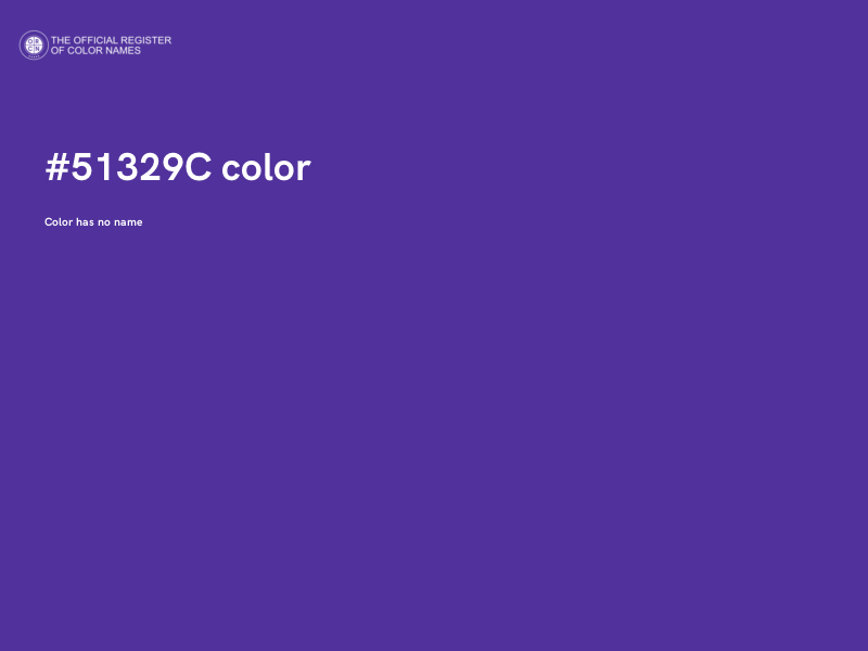 #51329C color image