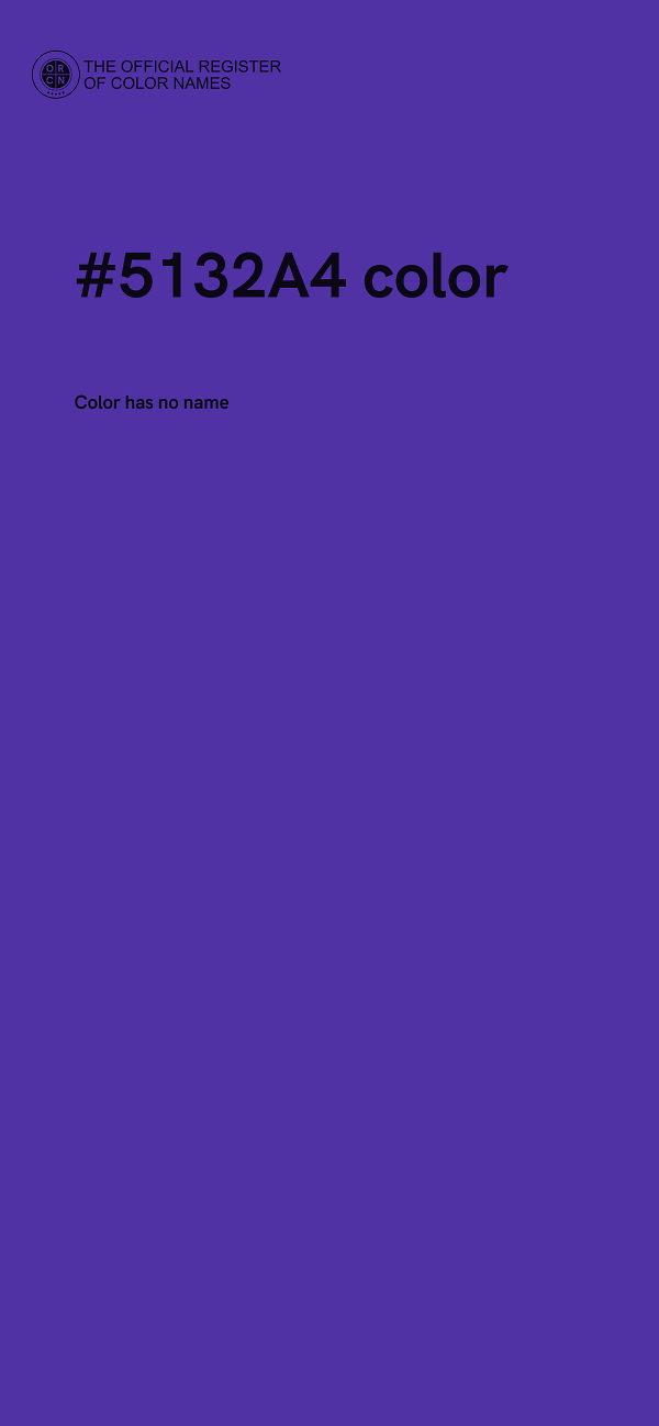 #5132A4 color image