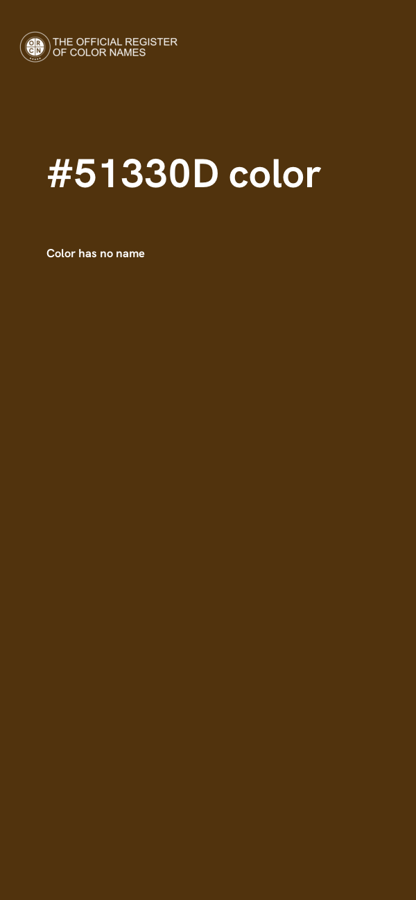#51330D color image