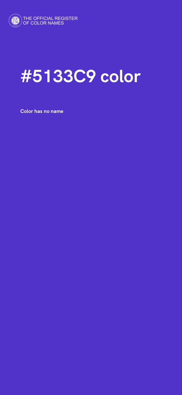 #5133C9 color image
