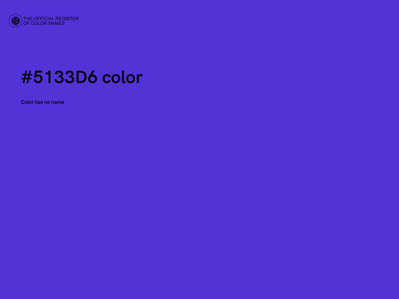 #5133D6 color image
