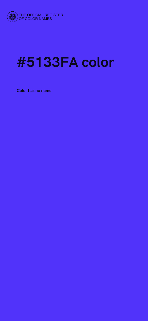 #5133FA color image