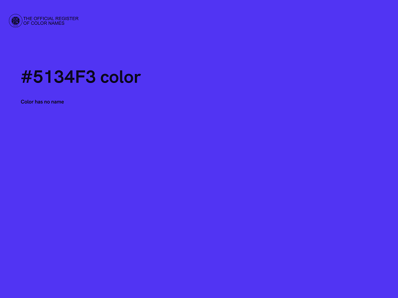 #5134F3 color image