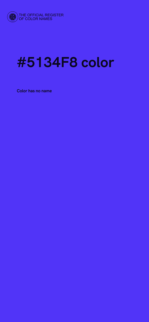 #5134F8 color image