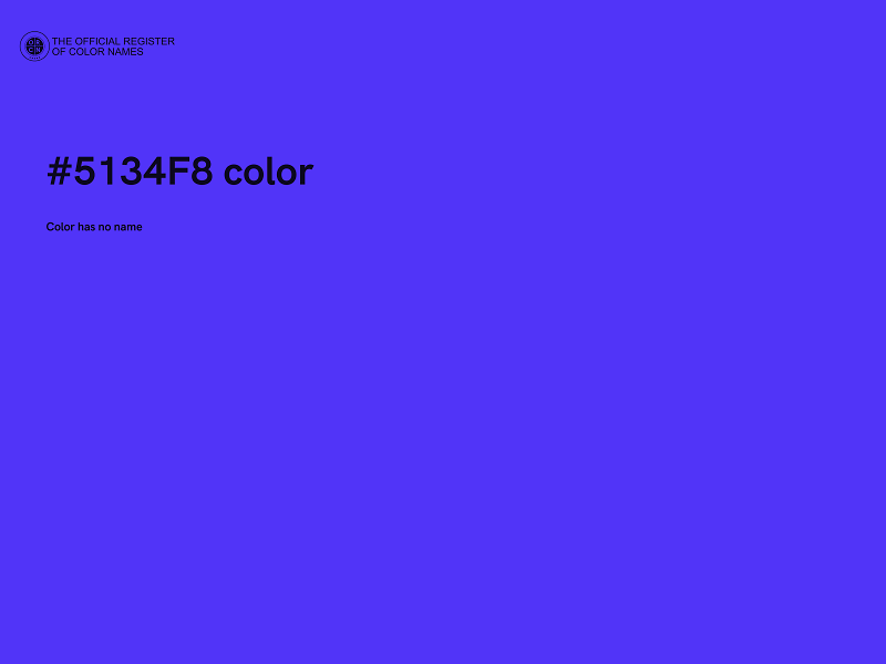 #5134F8 color image