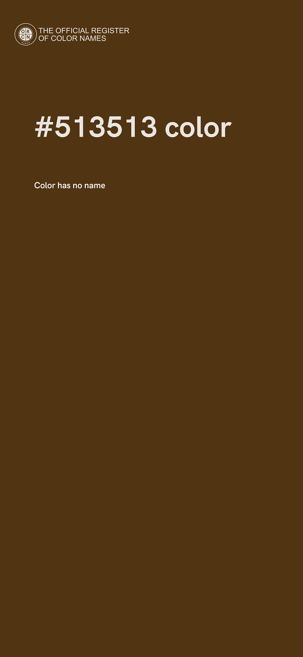 #513513 color image