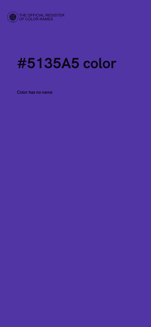 #5135A5 color image