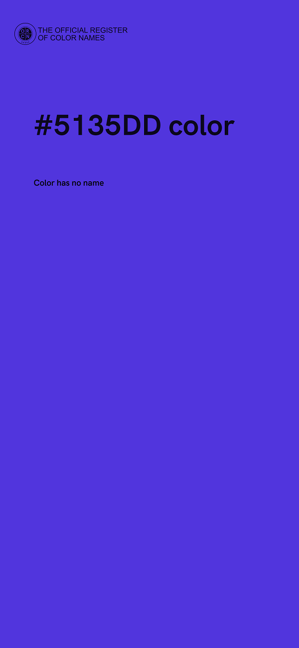 #5135DD color image